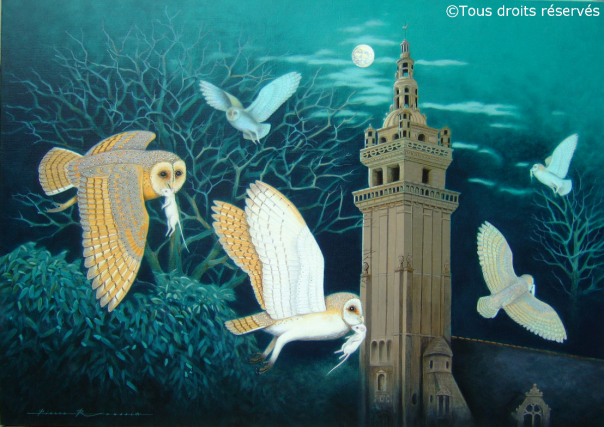 Clocher de Berven et ses effraies : Peintures Divers